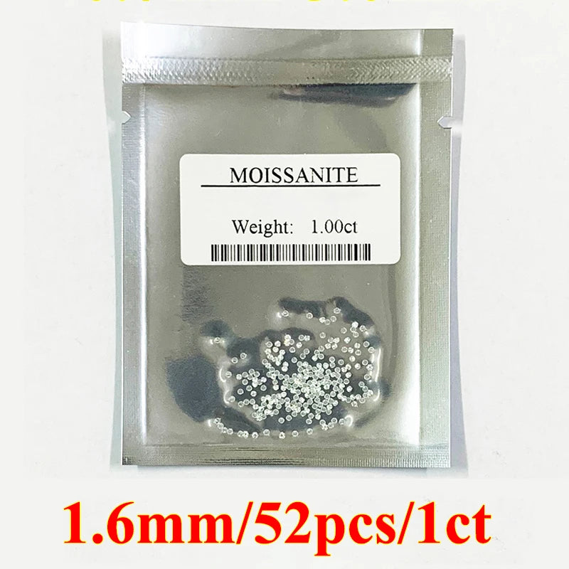 DJMAX Factory Direct Sales Moissanite Loose Stone D Color Moissanita Gemstone Lab Grown Diamond Certified Black Moissanite Stone