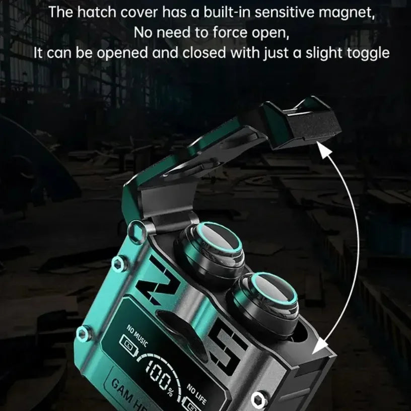 Wireless Noise Reduction HQ High Quality TWS Earphone M25 In-ear Type-C LED Display Recharge Earphone Headphone