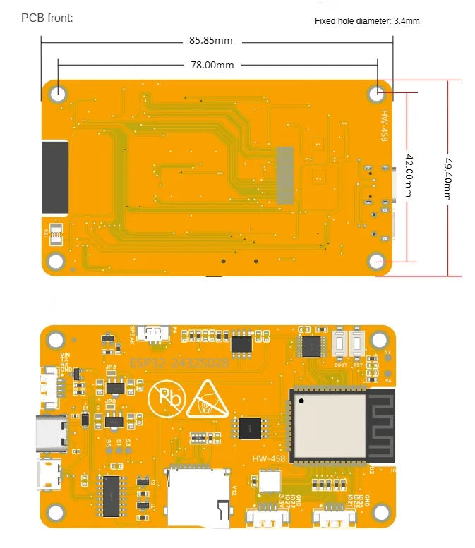 ESP32 for Arduino LVGL WIFI&Bluetooth Development Board 2.8 " 240*320 Smart Display Screen 2.8inch LCD TFT Module With Touch