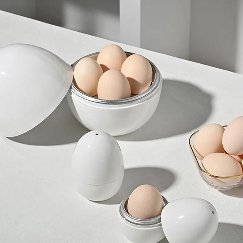 Microwave Egg Poacher Microwave Boiled Egg Maker Cooking Accessories Rapid Egg Cooker Egg Steamer for Hard Soft Boiled Egg