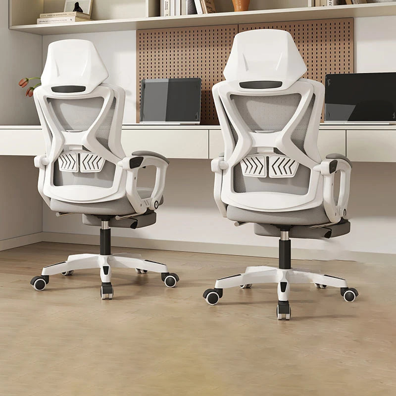 Office Ergonomic Chair Gaming Chair Mesh Office Chair with Rocking Function Armchair Relaxing Chair Adjustable Waist Support