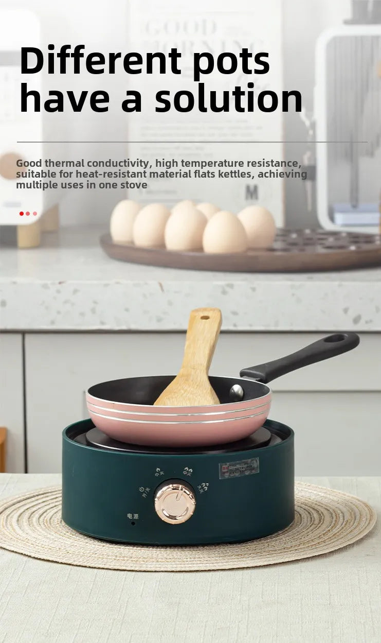 Electric Mini Coffee Heater Milk Tea Mocha Heating Stove Hot Plate Multifunctional Cooking Pot Oven Small Furnace Cooker