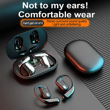 Q16 Ai Translator Earbuds Real-Time 144 Languages & Accents, Ows 3-in-1 Open Ear Wireless Bluetooth Earbuds with Charging Case