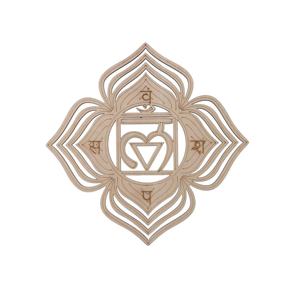 Wooden Wall Art Home Decor Flower Of Life Energy Mat Decorative Boards Crafts Slice Wood Base Coasters Sacred Geometry Ornament