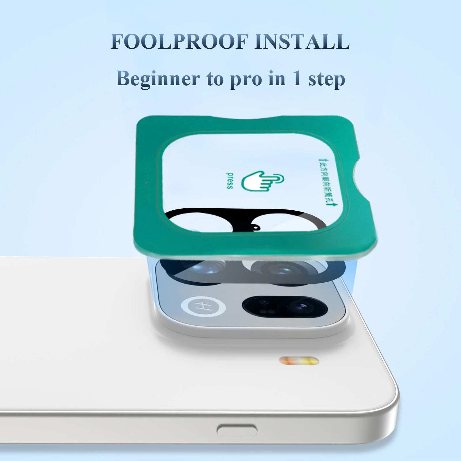 [Self-Locating Frame] Lereach for Oppo Find X9 Pro/Find X9 Tempered Glass Camera Lens Protector, Anti-Scratch High-Transparency