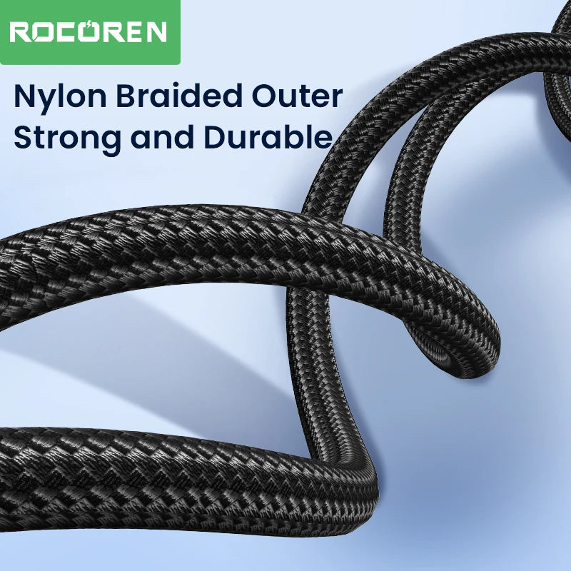 Rocoren RCA Cable 3.5mm to 2RCA Splitter 3.5 Jack to 2 RCA Male Audio Wire for Amplifiers HiFi Stereo Home Theater Speaker Cord
