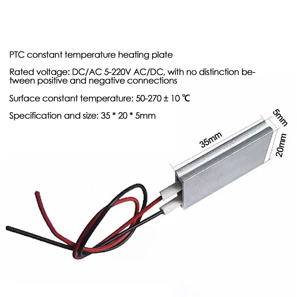 Tools 5-220V 40-270 Degrees Curlers Heater Celsius PTC Heaters Hair Dryer Accessories Heating Element