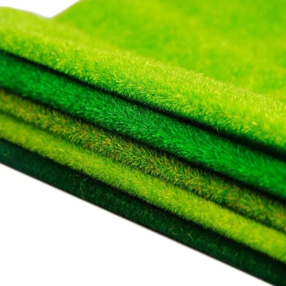 35x100cm Artificial Grass Mat Layout Train Railway Artificial Lawn Carpet Model Grass Mat Turf 3D Landscape Grass Mat Garden Dec