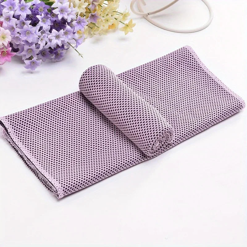 1-10 pcs Cooling Towel Instant Relief Microfiber Cool Towels Chilling Neck Wrap Ice Cold Rags Sports Fitness Camping Cycling