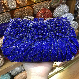 XIYUAN Women's Diamond Handbags Rhinestones Evening Bags Bridal Stones Clutch Purse Lady Clutches Bags Party Wedding Evening Bag