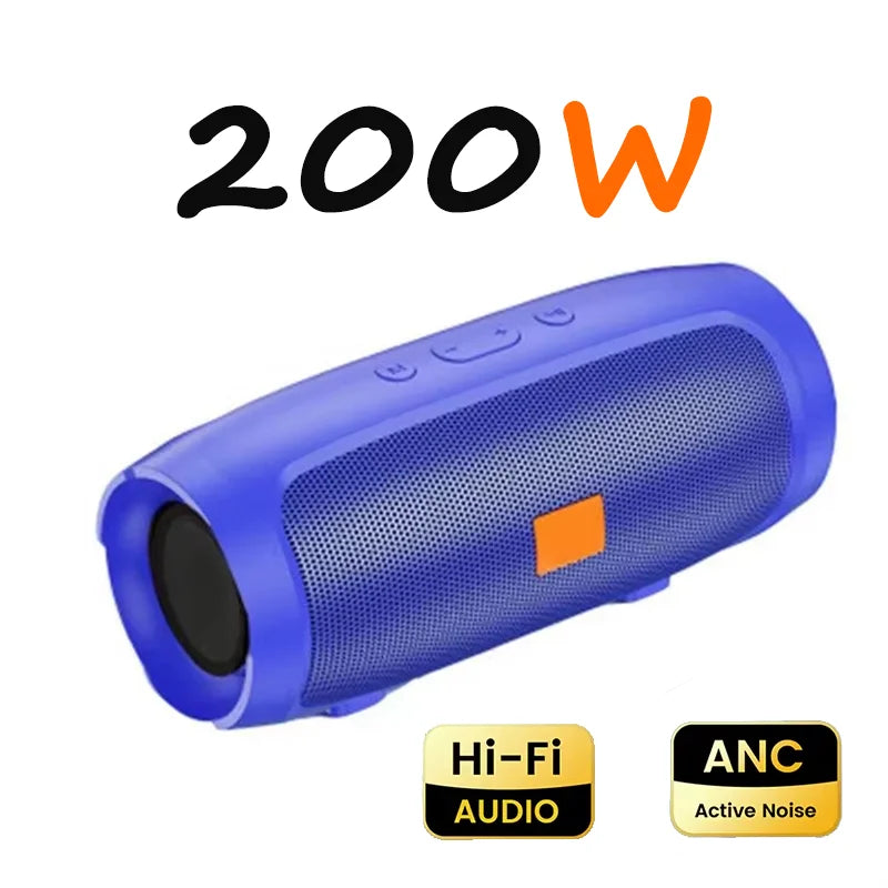 ViVO Portable Subwoofer Bluetooth Speakers Stereo Surround Waterproof Loudspeaker Wireless Sound Box Support FM Radio TF Card