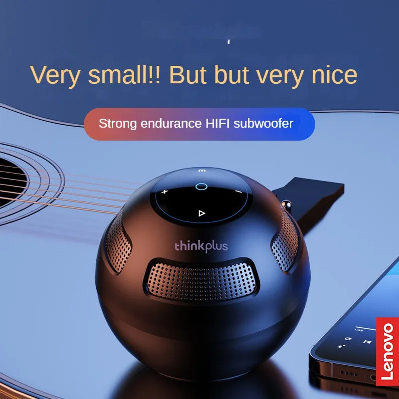 Choice Original Lenovo TS5 Bluetooth5.3 Speaker Outdoor anker Loudspeaker Subwoofer Portable Sound box Surround Sound Player