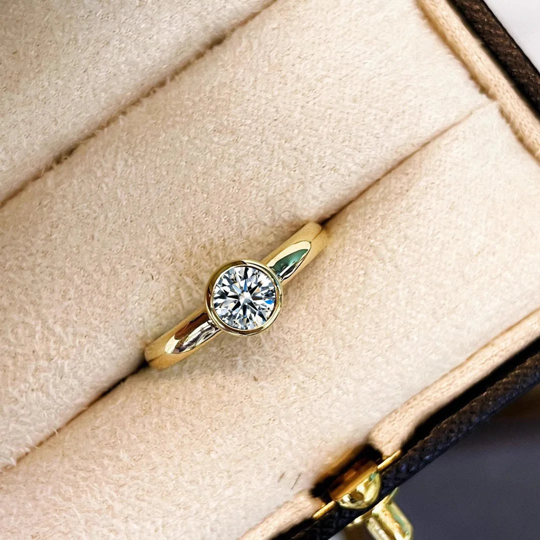 Real 14k Gold Diamond Ring for Women To Join Party Peridot Gemstone Anillos De Wedding Diamante Engagement Jewelry Fine Ring Box