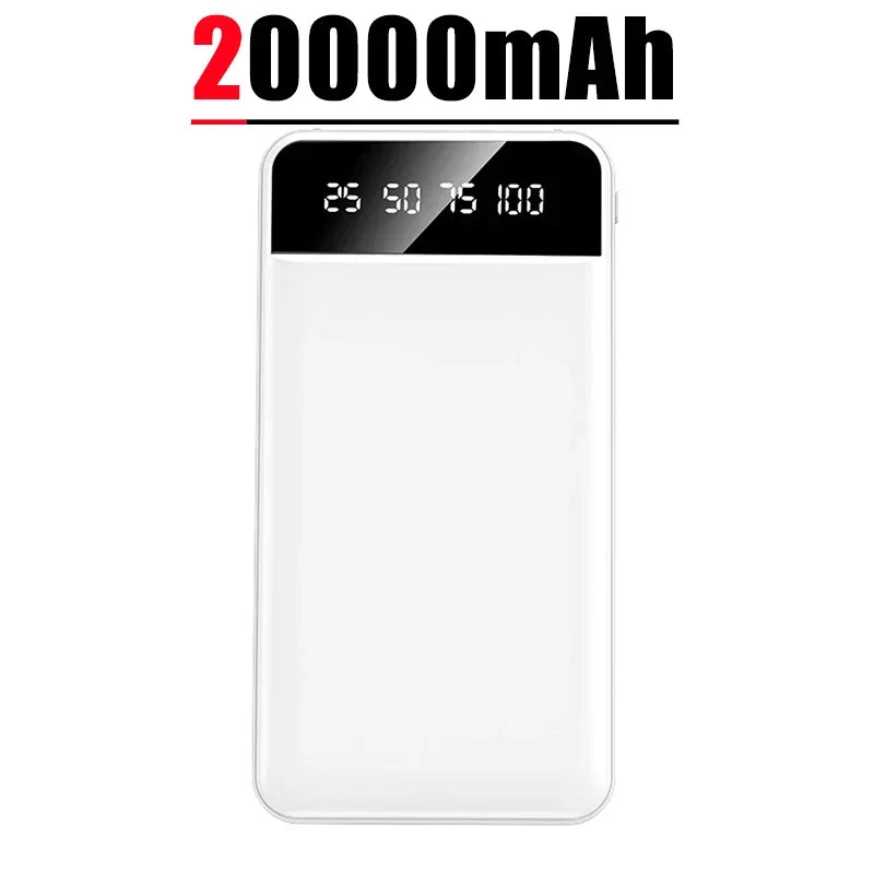 50000mAh Portable Power Bank Charging Intelligence Digital Display External Battery Pack Dual USB For Fast Heating Vest Jacket