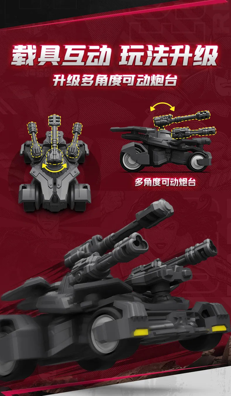 Blokees DC Marvel Hero Batman Star Edition Series  Blind Box Toy E01/E02 6PCS Batman Motorcycle Toy Collectible Perfect Gift