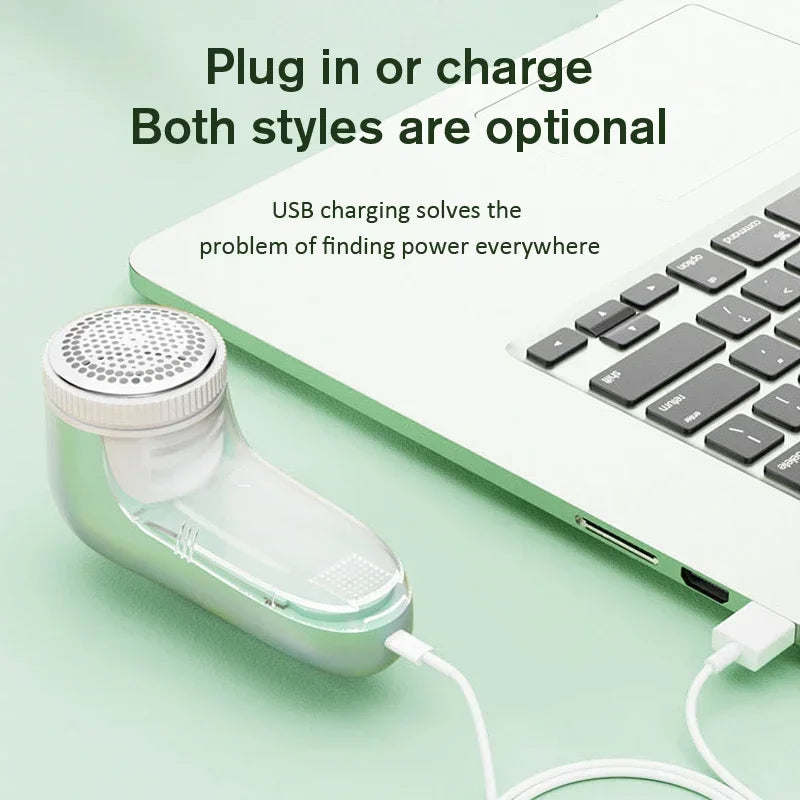 Clothes Bobble Fluff Shaver USB Operated Electric Fur Defuzzer 850mAh Portable Lint Remover Household Cleaning Tool