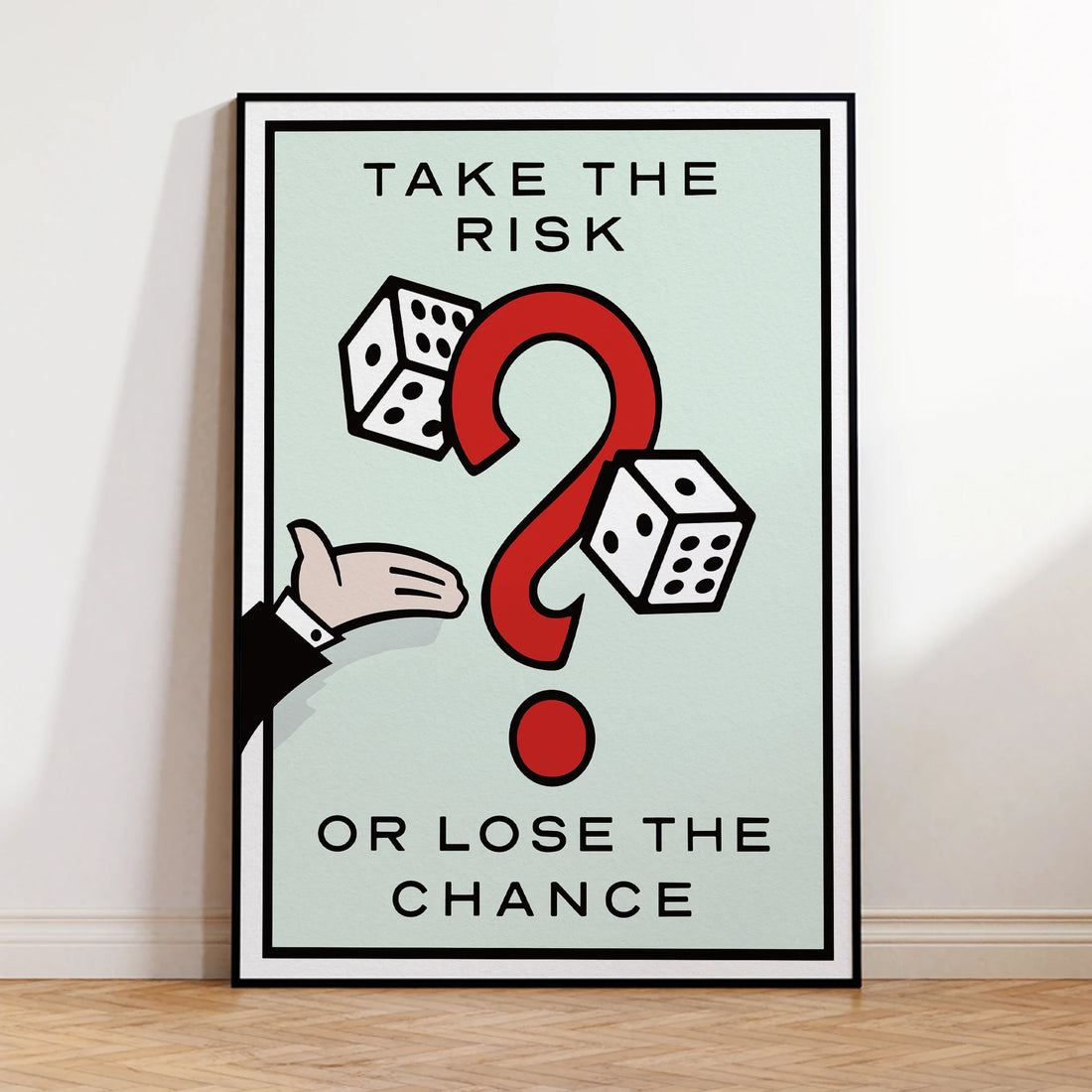 Modern Take The Risk Or Lose The Chance Wall Art Prints Canvas Painting Poster Picture For Office Living Room Home Decor