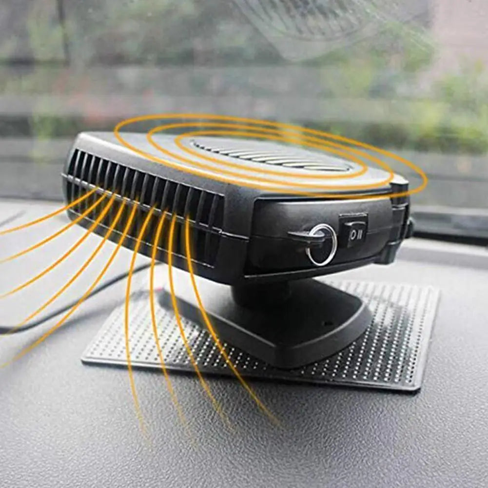Car Heater 12/24V 150W Dryer 2 in 1 Electric Heater Cooling Fan Air Windshield Defogging Defrost Defogger Defroster Accessories