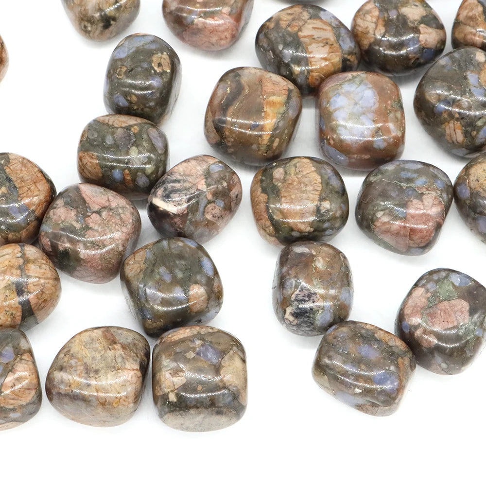 Wholesale Natural Tumbled Stones Rhyolite Reiki Healing Crystals Gemstone Minerals Specimen Home Garden Tank Aquarium Decoration
