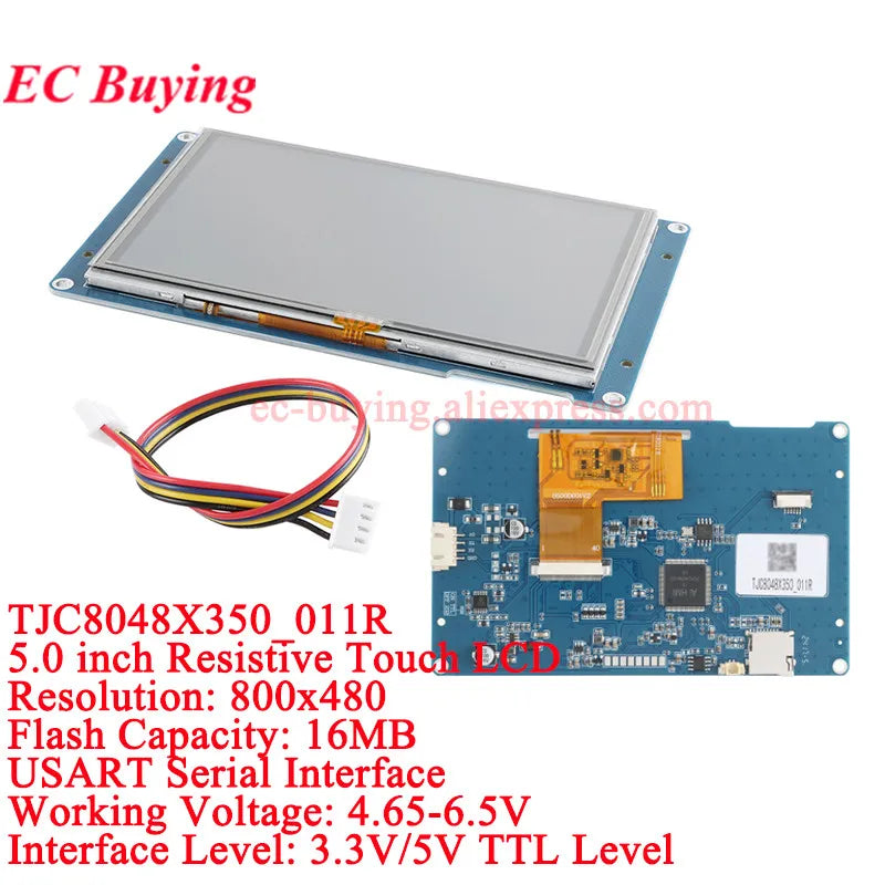 2.2 2.4 2.8 3.5 5 Inch USART HMI Intelligent Smart USART UART 2.2" 2.4" 2.8" 3.5" 5" TFT LCD Module Display with Font Picture