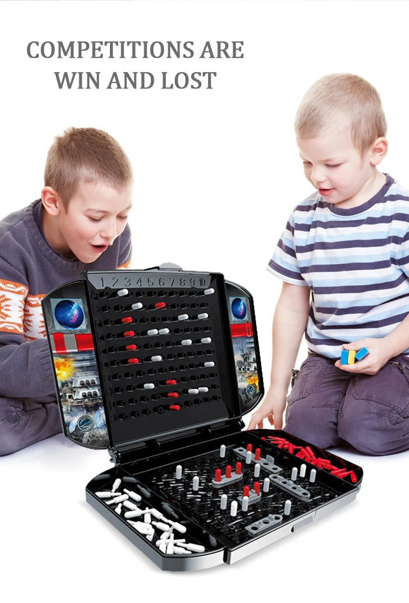Fun Kids Warship Sea Ship Board Game Toys Classic Double Battleship Naval Combat Strategy Board Game