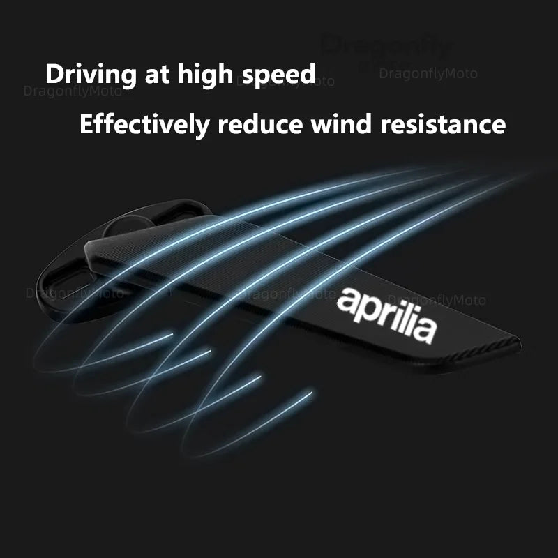 Motorcycle Wing Mirrors For Aprilia GPR250R APR250 rs660 RS125 RS250 Adjustable Rotating Rearview Side Mirror WITH LOGO