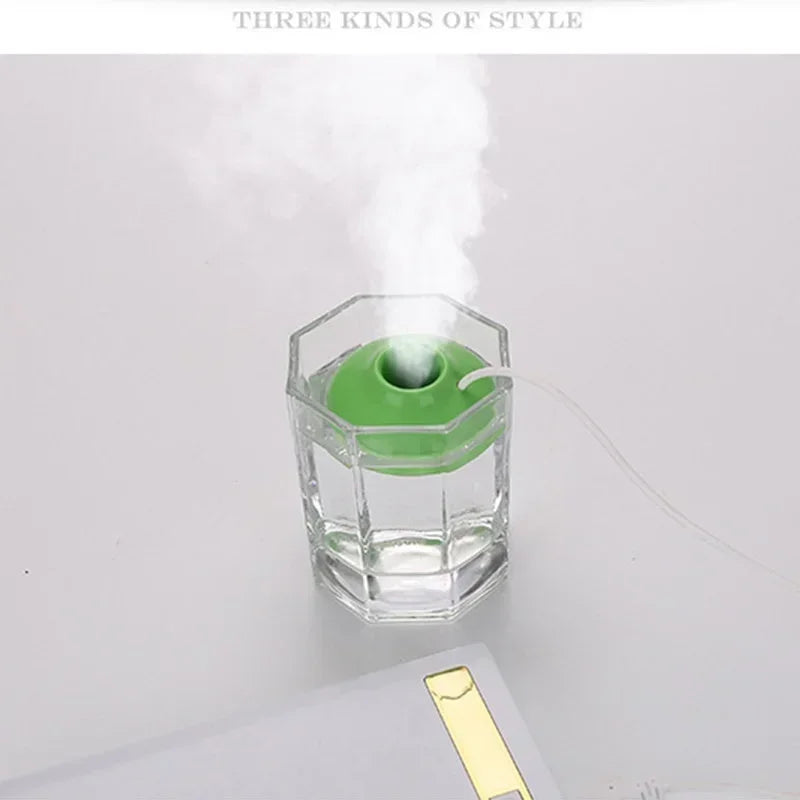 1Set Portable Mini Negative Ion Humidifier USB Car Air Purifier Aroma Diffuser Steam for Home