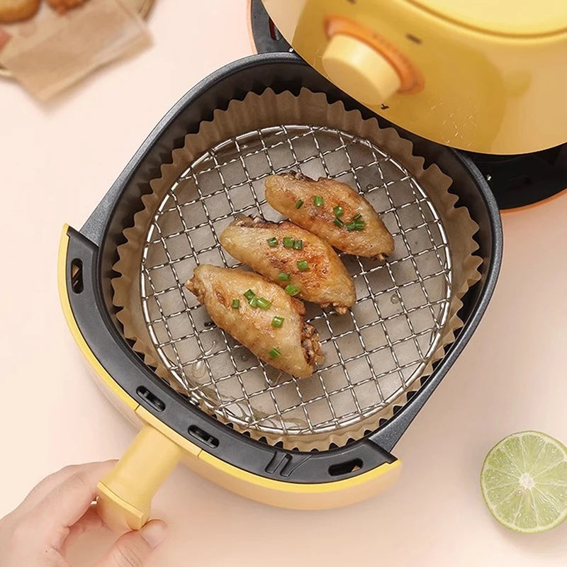 HOT! Round Air Fryer Rack With Legs Stackable Grid Grilling Rack Stainless Steel Anti-corrosion For Home Kitchen Oven Steamer