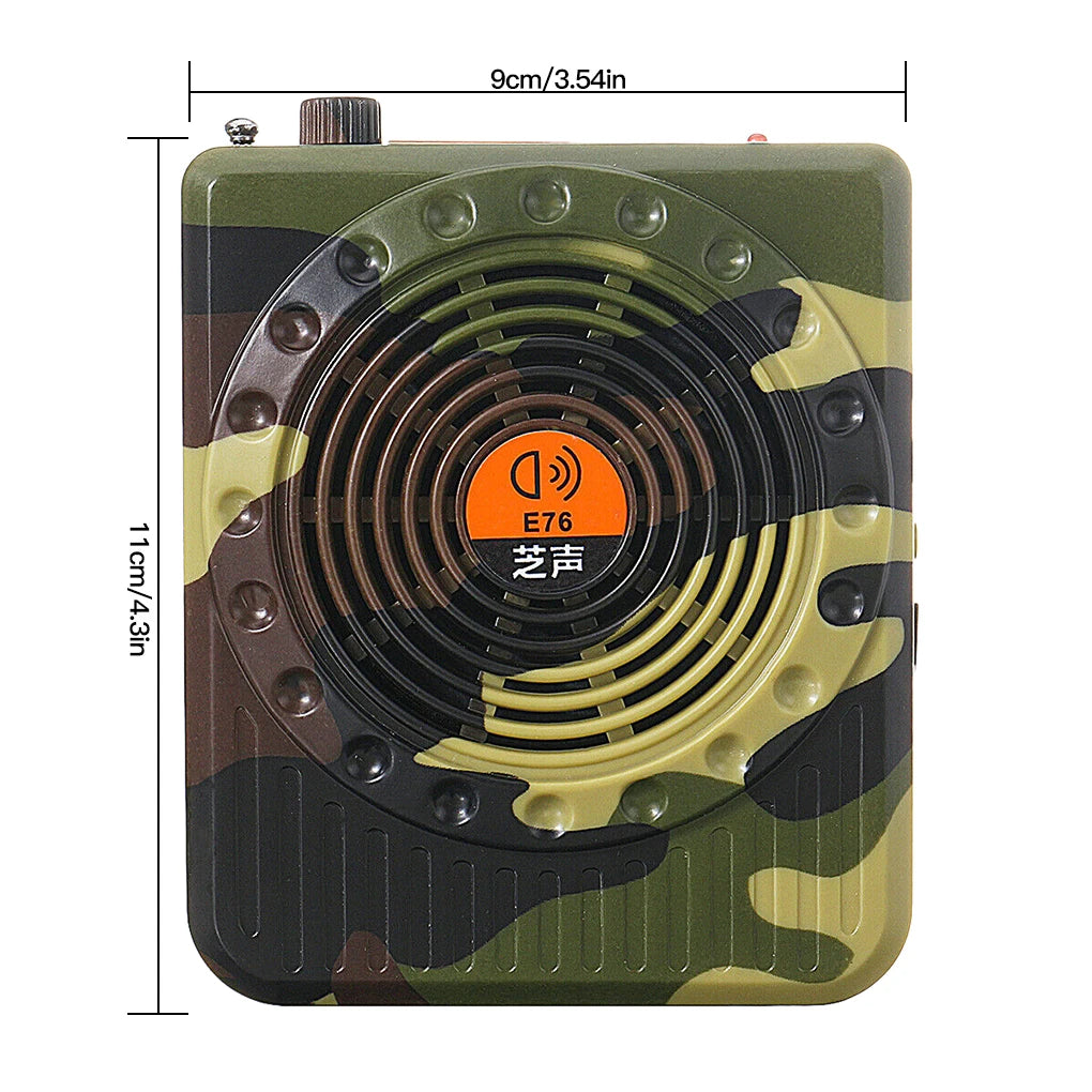 Rechargeable Remote Control Amplifier Professional Small Sound Amplifiers Bait Call Speaker Hunting Tool Sound Amplifier