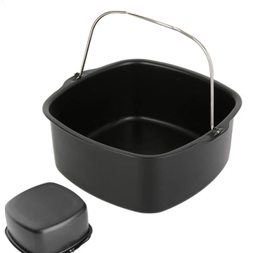 Air Fryer Cake Pans 7/8inch Non-stick Baking Tray Basket Cake Molds Heat Resistant Kitchen Cooking Tool Airfryer Accessories