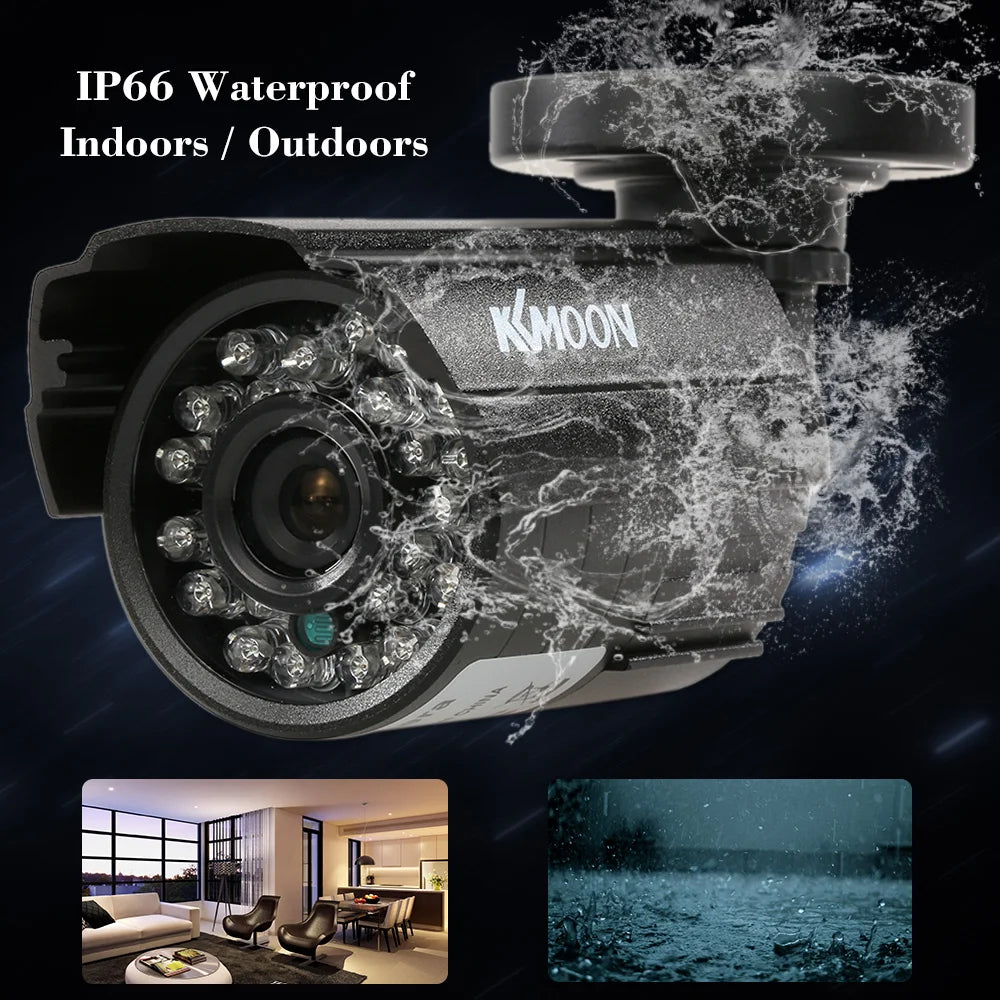 200TVL Analog Camera CCTV Bullet Camera 24 IR Lamps Night Vision 1/3’’ CMOS IR-CUT Waterproof For Home Security PAL System