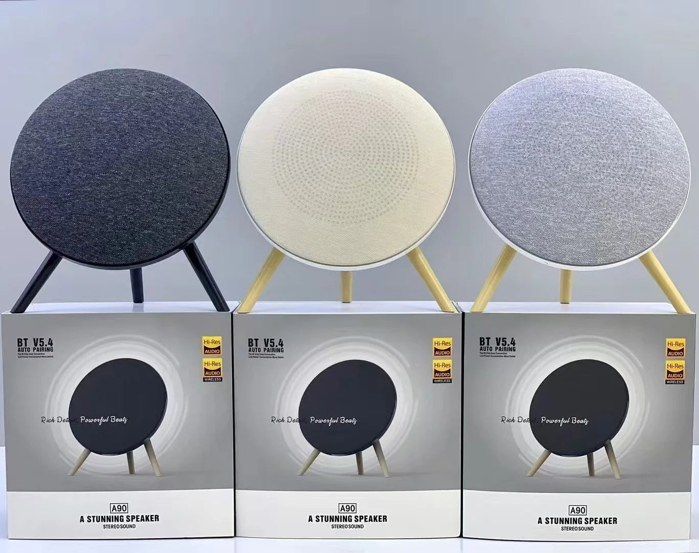 Mini Bluetooth Speaker UFO Design BT 5.4 HIFI Stereo Wireless Boombox Home Theater Sound System Support TWS TF USB AUX FM Play