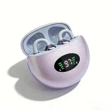 Premium Clip-on Earphones Wireless Bluetooth Earbuds Sound Quality Long Battery Life Perfect for Sports Headphones With Micphone