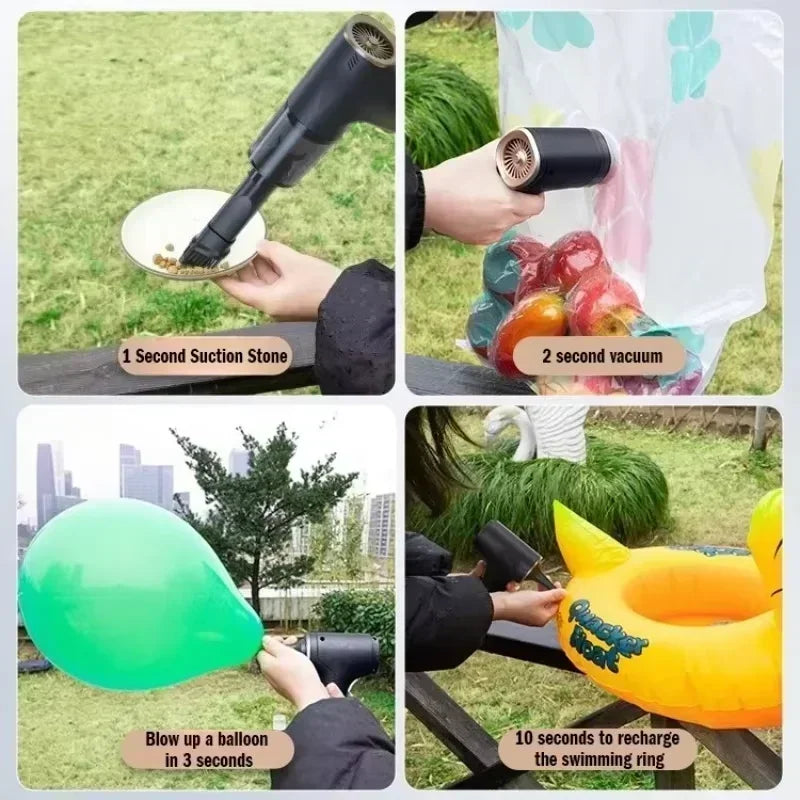 Car Vacuum Cleaner 2900000 Pa 4 In1 Powerful Clean Machine Wireless Blowing Suction Portable Vacuum Cleaner household New 2026