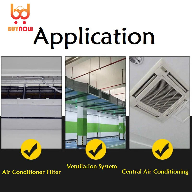 High-quality Air Conditioner Dustproof Net Air Conditioning Filter Net Dust Filtering Vent-pipe Computer Case Host Air Vent
