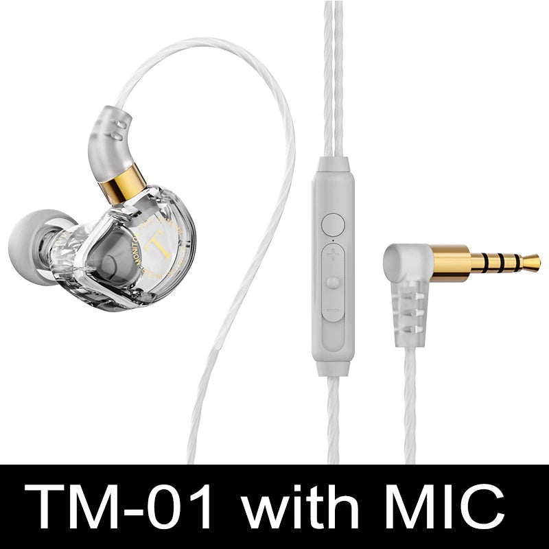 Hifi Wired Earphone Bass Headphones Noise Reduction Sport Earphones 3.5mm Wired Gaming Headset for Redmi Note 8 Umidigi A5  Pro