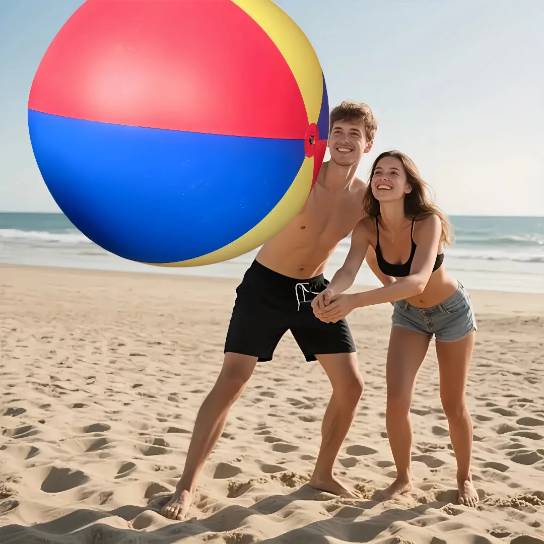 New Outdoor Gmaes Fun Toys Giant Outdoor Beach Ball Colorful PVC Inflatable Ball for Lawn Games School Fun Family Activities