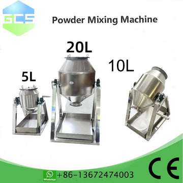 5/10/20L Manual Small Powder Mixer – For Herbs, Nutrition, Animal Feed & Food Premix Commercial & Home Use