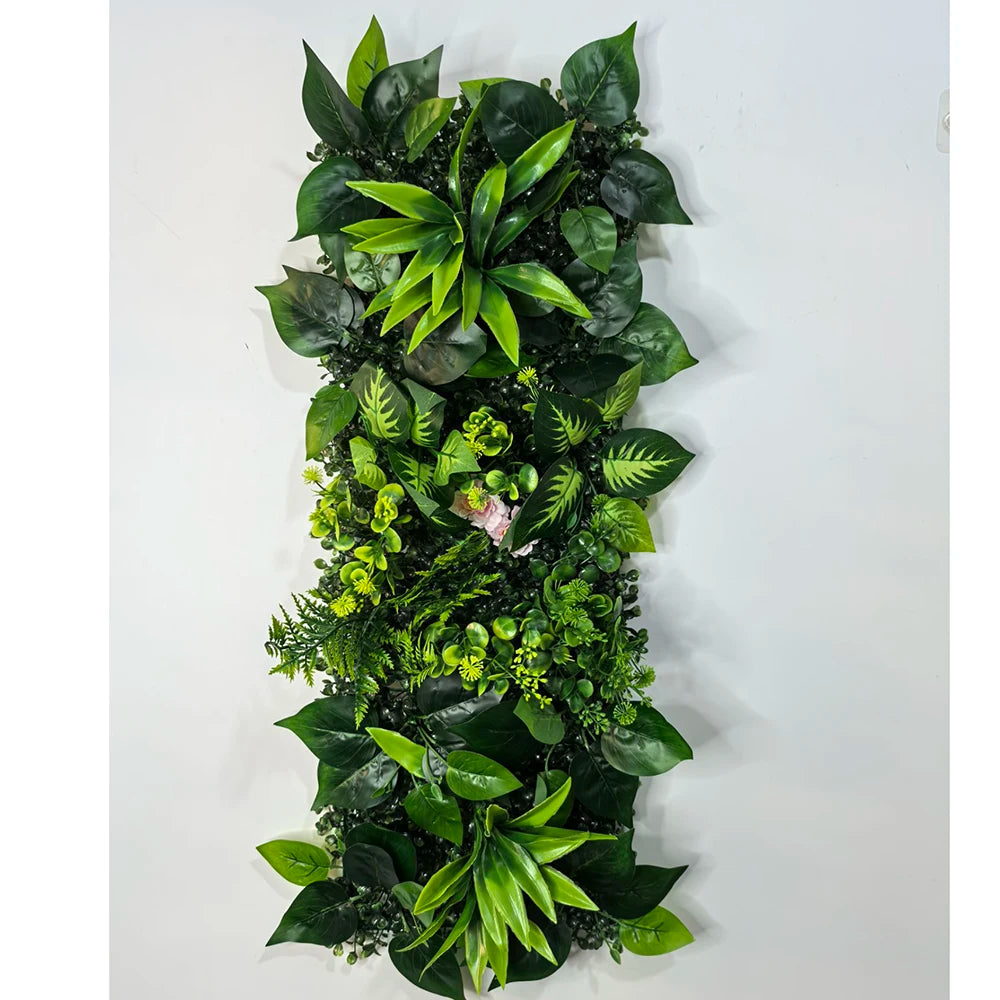 25*75CM Artificial Lawn  Plant Green Imitation Grass Plant Wall Panel Home Decoration Shingle Nail