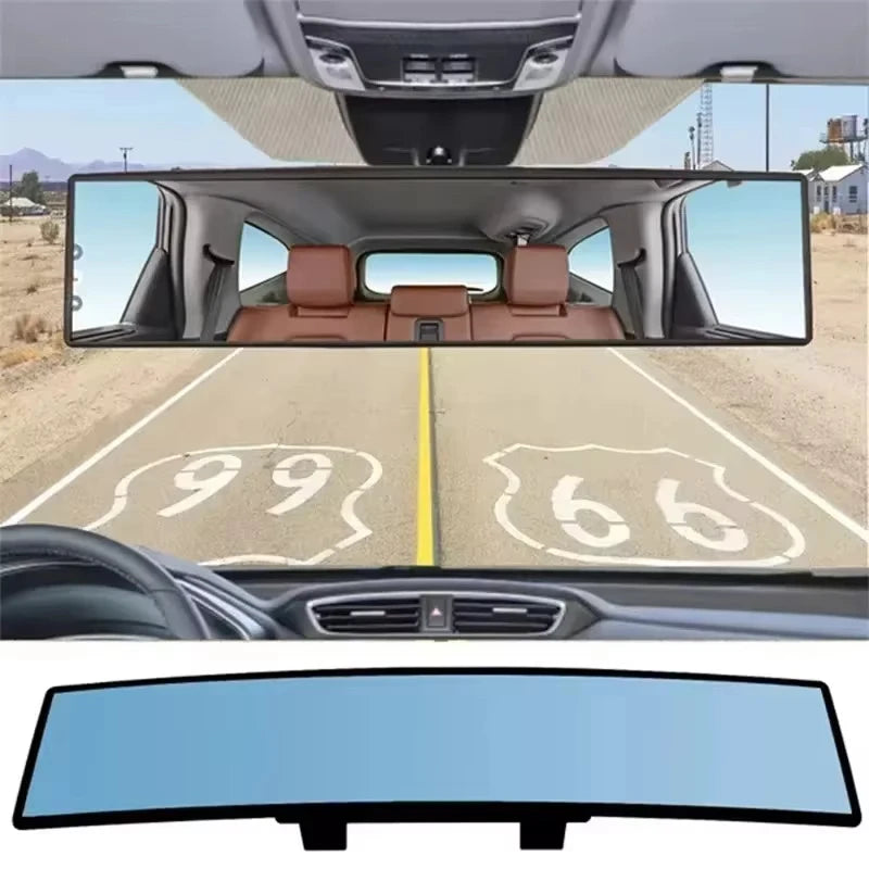 Car Baby Mirrors Interior Rear View Mirror Wide Angle Convex Rearview Mirror Anti Glare Large Vision Panoramic Auxiliary Monito