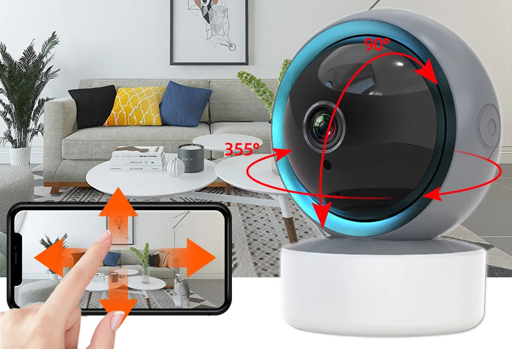 Tuya Smart Life Home Security Camera System Wireless 5MP Wifi CCTV PTZ IP Video Surveillance Camera 2 Way Audio Baby Monitor 2K