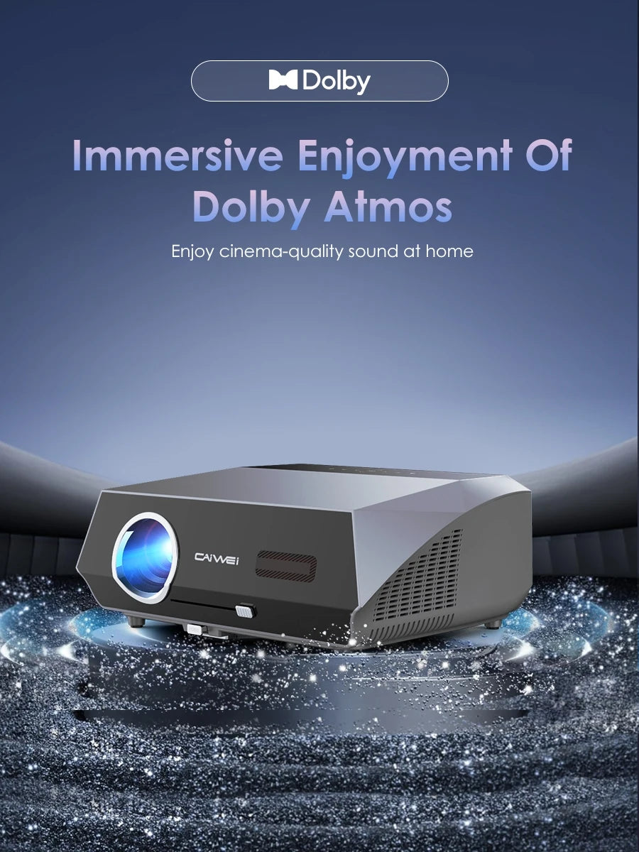 4K auto focus movie projector 3800 ANSI 2.4+5G wifi bluetooth 1080P full hd HDR android tv video daytime projector home theater