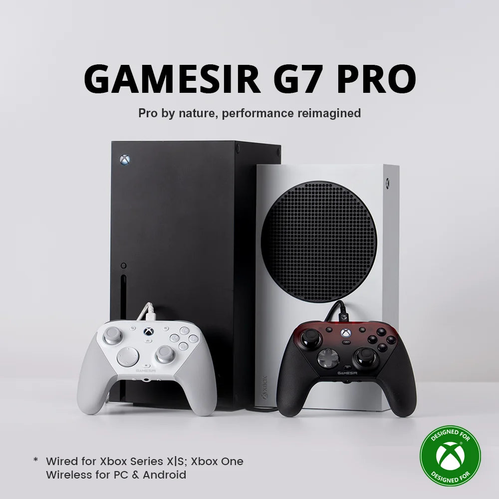 GameSir G7 Pro Xbox Series X|S Gaming Controller - TMR Sticks, Hall Effect Triggers, 1000Hz Polling, Smart Charging Station