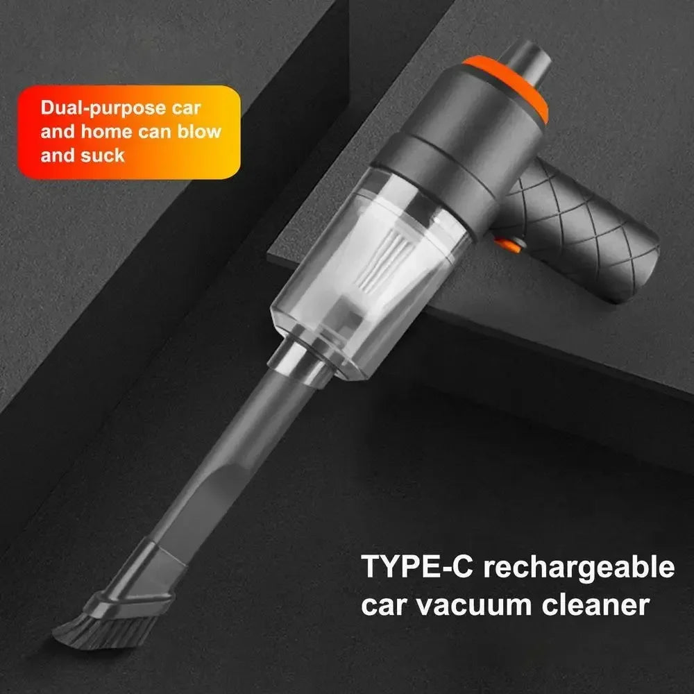 Car Wireless Vacuum Cleaner Portable Strong Suction Home Cleaning Equipment Handheld Dust Collector Mini Car Dust Blower
