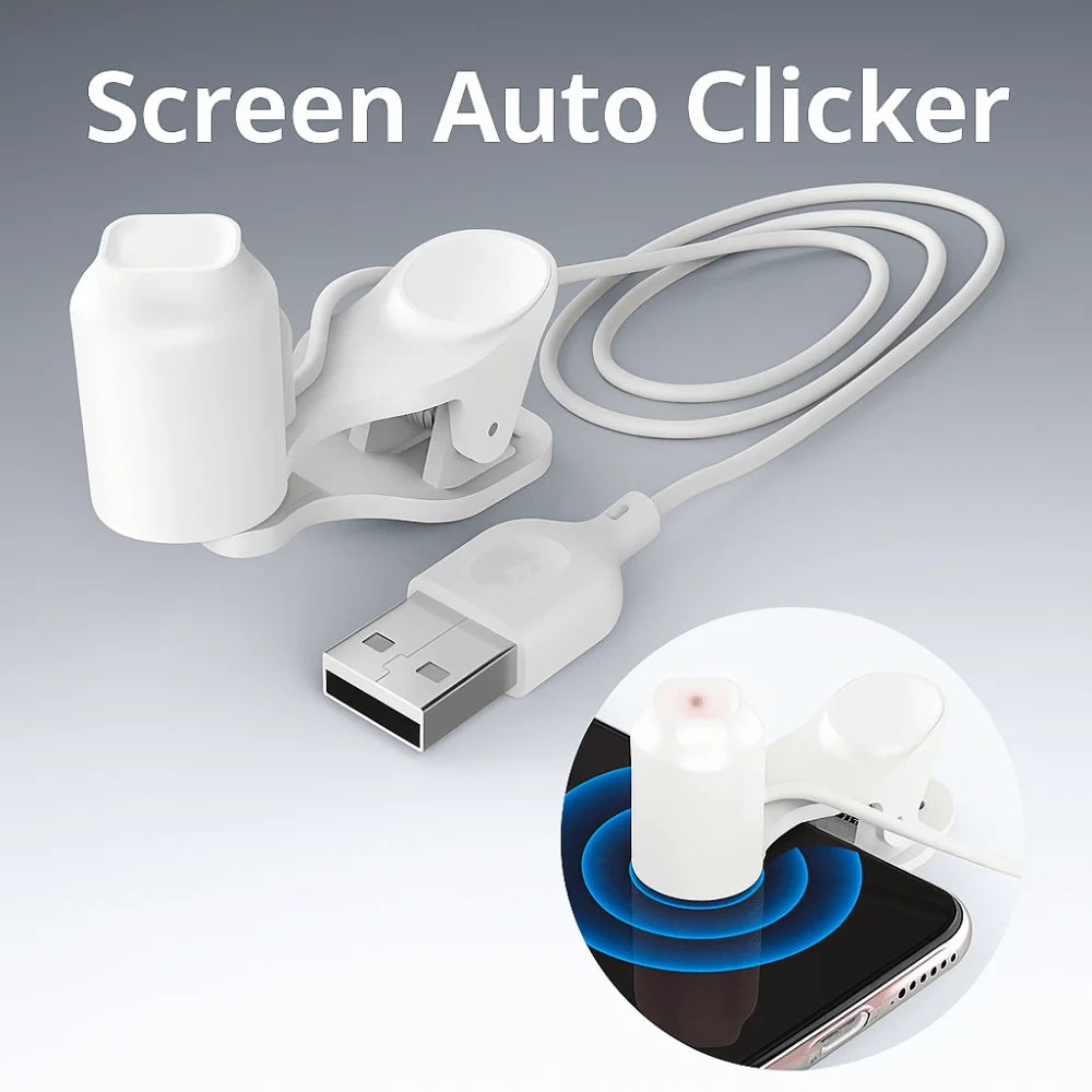 Small Gadget 3 Gears Screen Auto Clicker USB Phone Tap Auto Clicker Device Mini Adjustable Auto Like Tap Device Smart Phone
