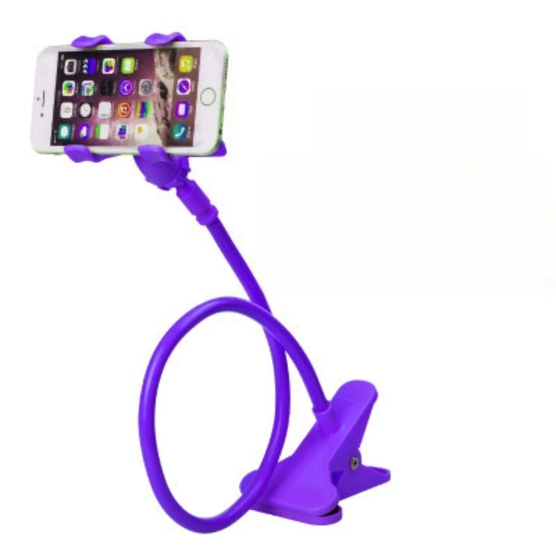 1pc Lazy Phone Holder, Flexible Gooseneck Stand with Clip for Bed Desk, Hands-Free Universal Stand for Watching Videos
