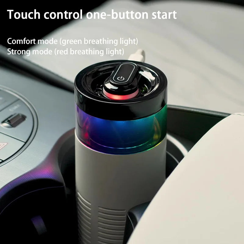 Car Air Purifier Rapid purification Removing Formaldehyde Odors Inside Car Negative Ion Ambient Light Car Air Purifier 2026