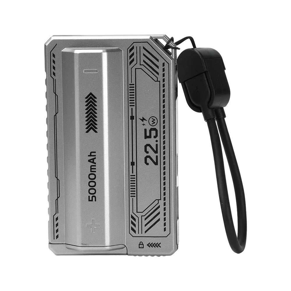 PD20W Power Bank Case High-Capacity 21700 Battery Case Fast Charging Built-in Cable Detachable DIY Power Bank Box