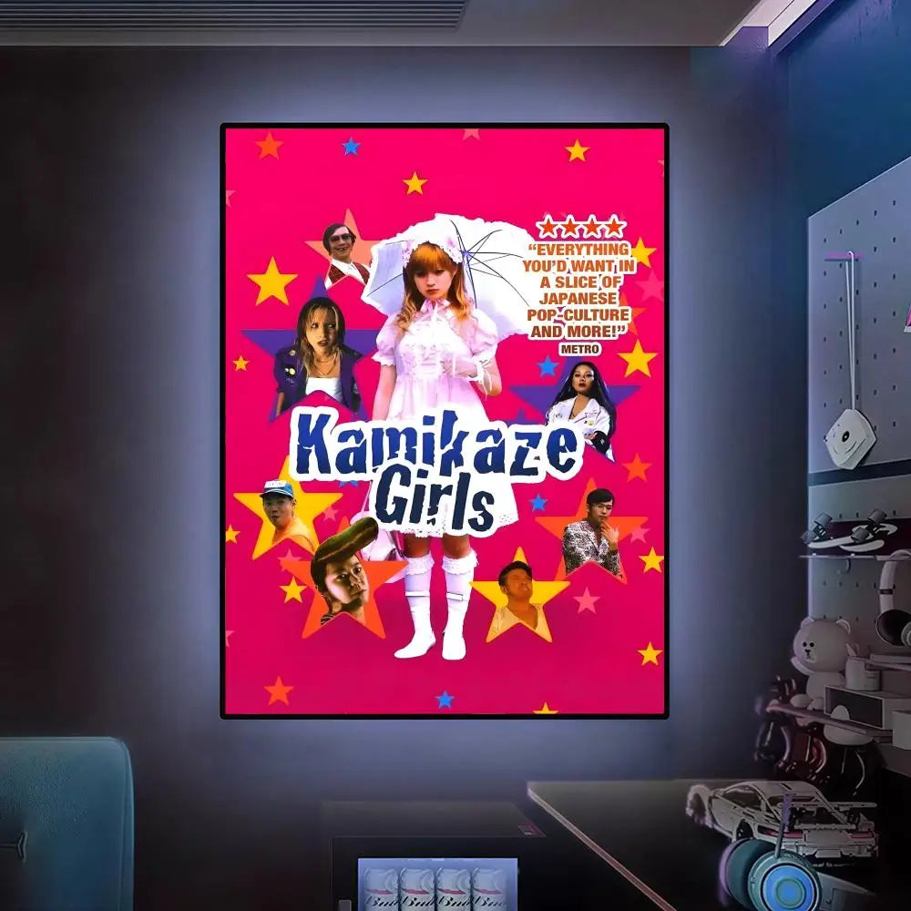 Kamikaze Girls Movie Poster Versatile HD Waterproof Wall Art Self-Adhesive Decor For Any Space Ideal Gift