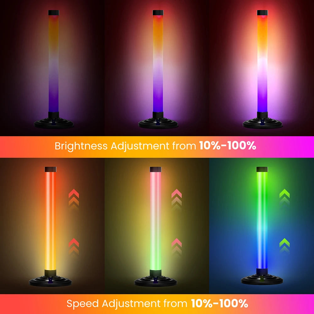 5V USB Powered RGBIC LED Light 16 Color Smart WS2812B Bluetooth APP Music Sync TV Backlights Music Rhythm RGB Bar Home Lighting